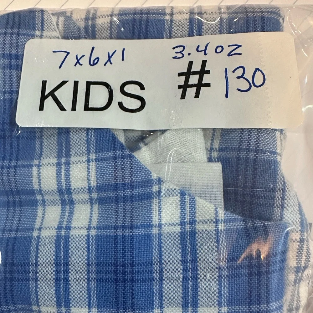 Vintage Kelly’s Kids Baby Romper Blue Plaid‎ One-Piece 12 Months Lined